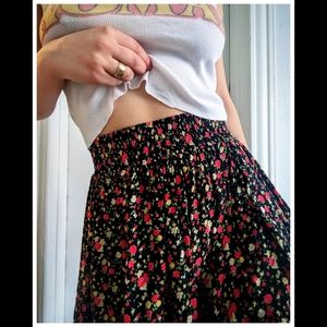 Floral A-Line Forever 21 Skirt